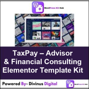TaxPay – Advisor & Financial Consulting Elementor Template Kit
