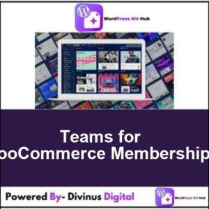 Teams for WooCommerce Memberships