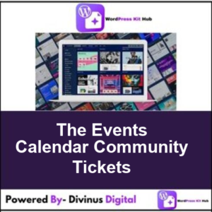 The Events Calendar Community Tickets