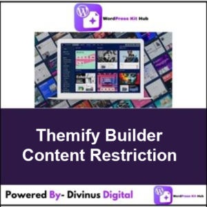 Themify Builder Content Restriction