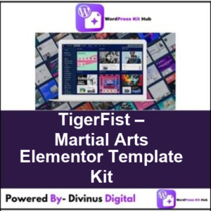 TigerFist – Martial Arts Elementor Template Kit