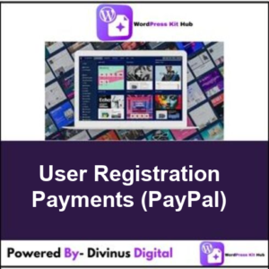 User Registration Payments (PayPal)