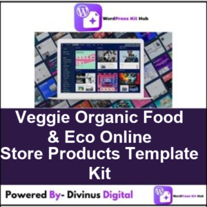Veggie Organic Food & Eco Online Store Products Template Kit