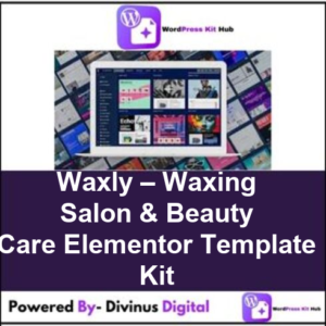 Waxly – Waxing Salon & Beauty Care Elementor Template Kit