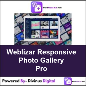Weblizar Responsive Photo Gallery Pro