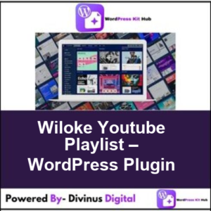 Wiloke Youtube Playlist – WordPress Plugin