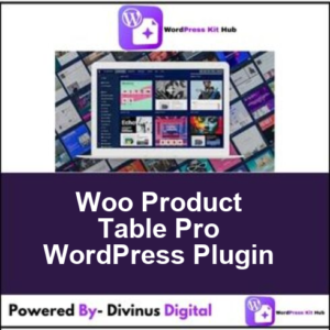 Woo Product Table Pro WordPress Plugin