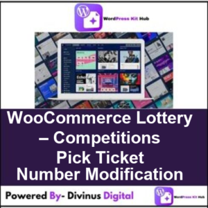 WooCommerce Lottery – Competitions Pick Ticket Number Modification