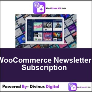 WooCommerce Newsletter Subscription