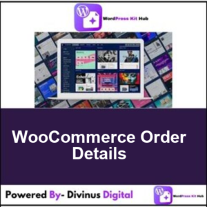 WooCommerce Order Details