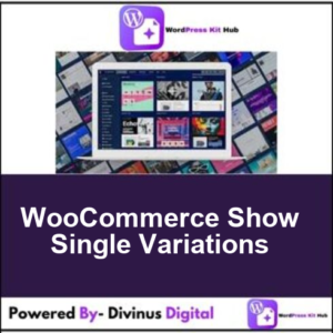 WooCommerce Show Single Variations