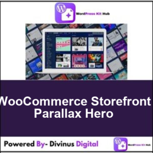 WooCommerce Storefront Parallax Hero