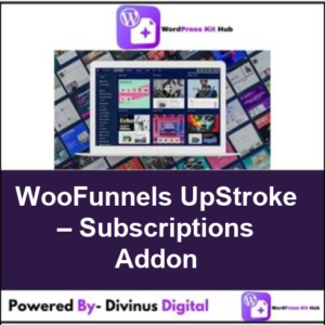 WooFunnels UpStroke – Subscriptions Addon