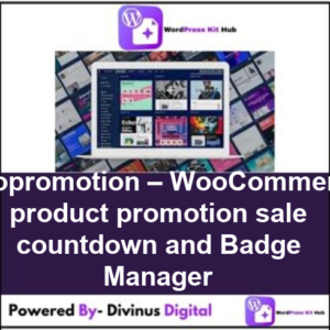 Woopromotion – WooCommerce product promotion sale countdown and Badge Manager