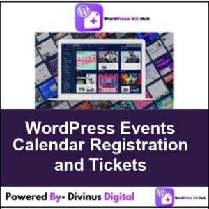 WordPress Events Calendar Registration and Tickets