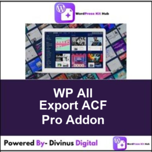 WP All Export ACF Pro Addon