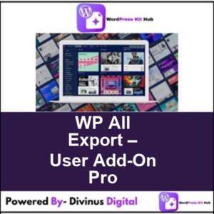 WP All Export – User Add-On Pro