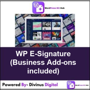 WP E-Signature (Business Add-ons included)