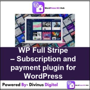 WP Full Stripe – Subscription and payment plugin for WordPress