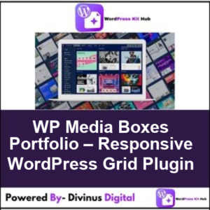 WP Media Boxes Portfolio – Responsive WordPress Grid Plugin