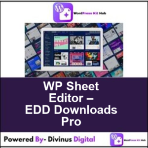 WP Sheet Editor – EDD Downloads Pro