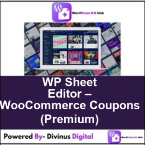 WP Sheet Editor – WooCommerce Coupons (Premium)