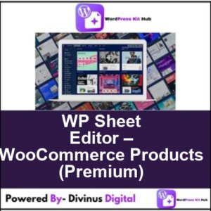 WP Sheet Editor – WooCommerce Products (Premium)