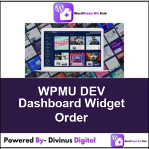 WPMU DEV Dashboard Widget Order