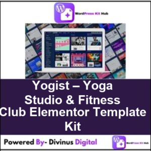Yogist – Yoga Studio & Fitness Club Elementor Template Kit