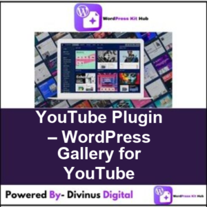 YouTube Plugin – WordPress Gallery for YouTube