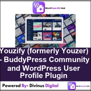 Youzify (formerly Youzer) – BuddyPress Community and WordPress User Profile Plugin