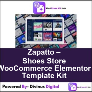 Zapatto – Shoes Store WooCommerce Elementor Template Kit