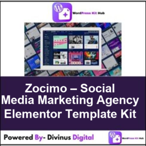 Zocimo – Social Media Marketing Agency Elementor Template Kit
